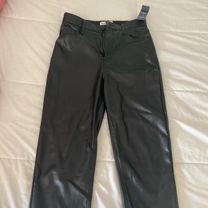 ABERCROMBIE LEATHER PANTS SIZE 8/29